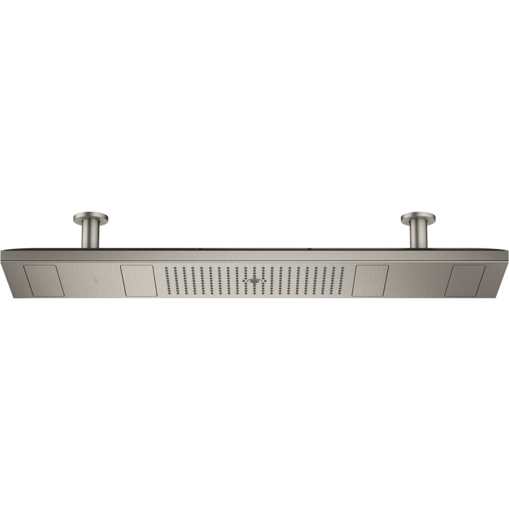 Верхний душ Axor ShowerHeaven, 120x30 см, 4 jet, с подсветкой, 5000 K, 10629800, сталь