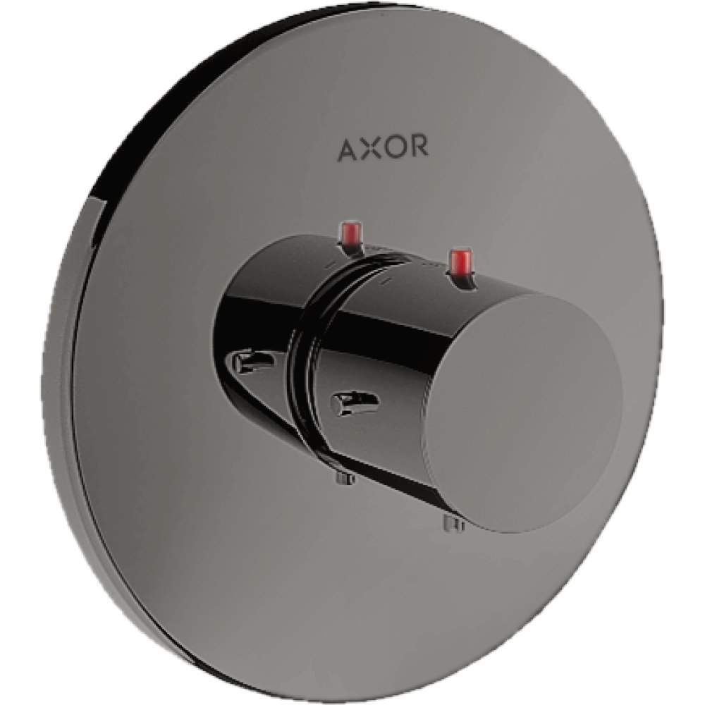 Термостат для душа Axor Starck, скрытого монтажа, 10710330, полированный черный хром 