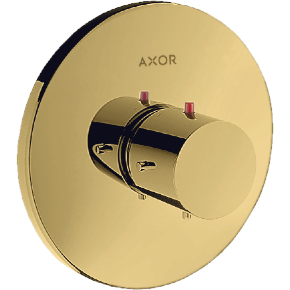 Термостат для душа Axor Starck HighFlow, скрытого монтажа, 10715990, полированное золото