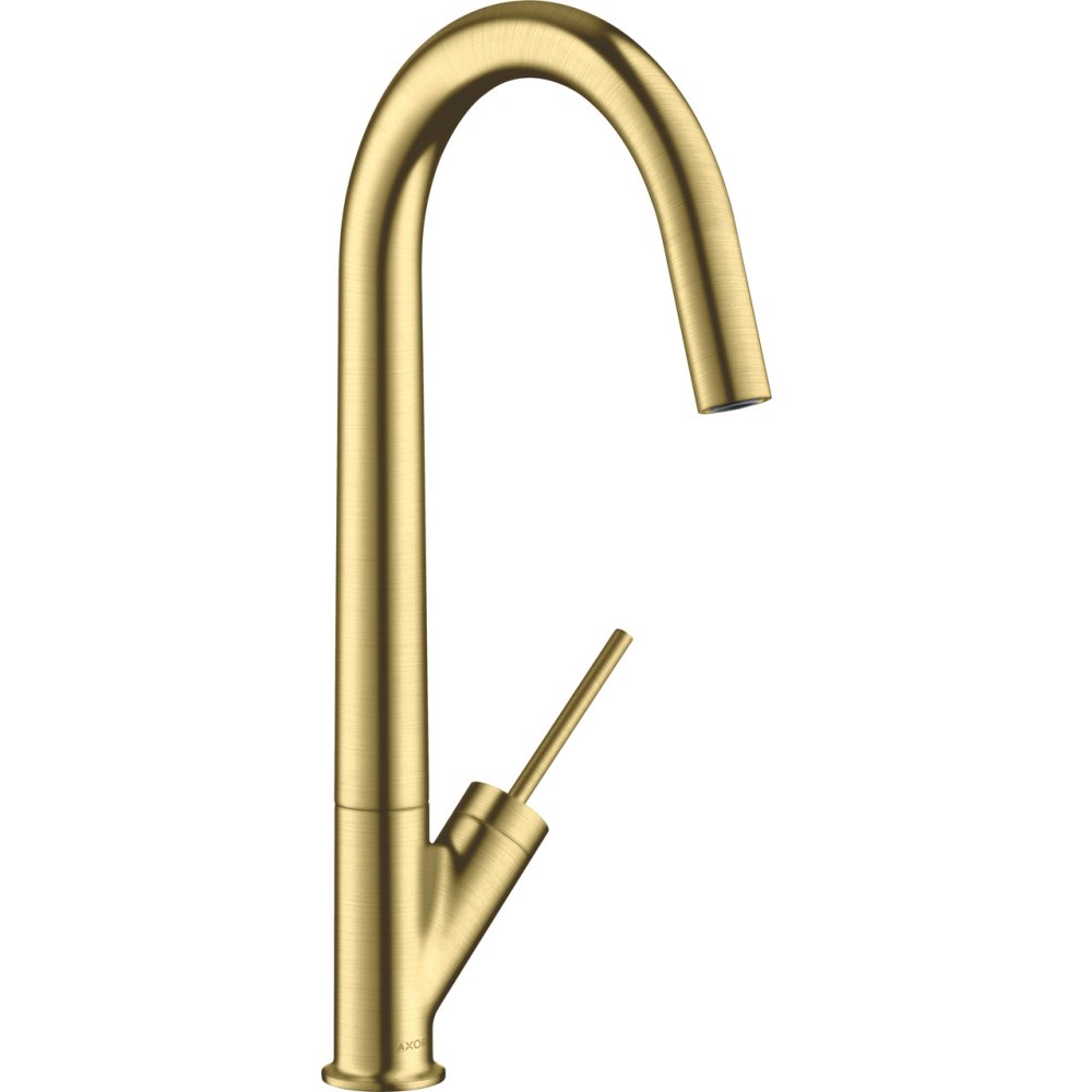 Смеситель для кухни Axor Starck 300, однорычажный, с поворотным изливом, 10822950, шлифованная медь