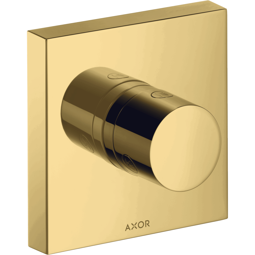 Запорный/переключающий вентиль Trio/Quattro Axor Starck, 10932990, полированное золото