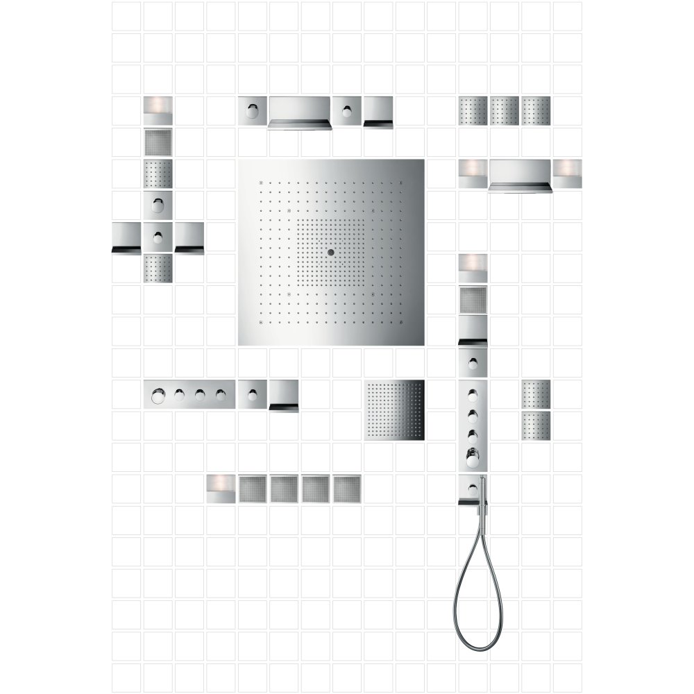 Запорный вентиль Axor ShowerCollection, для скрытого монтажа, 10972300, полированное красное золото 