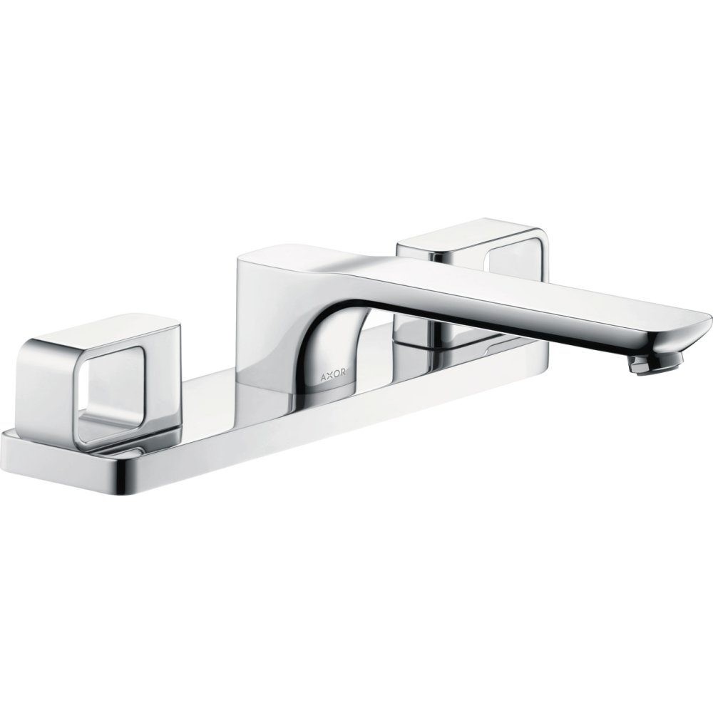 Смеситель на край ванны Axor Urquiola, на край ванны, на 3 отверстия, 11436800, сталь