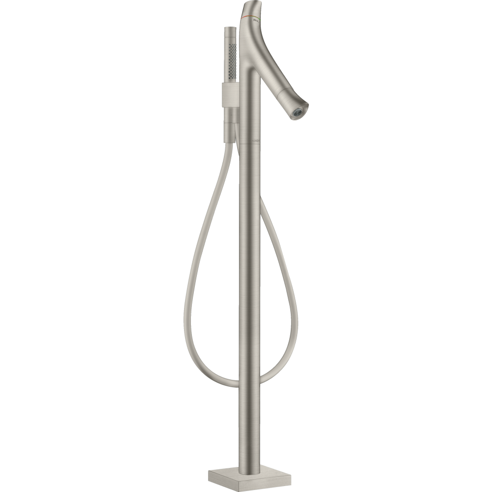 Термостат для ванны Axor Starck Organic, напольный, 12016800, сталь