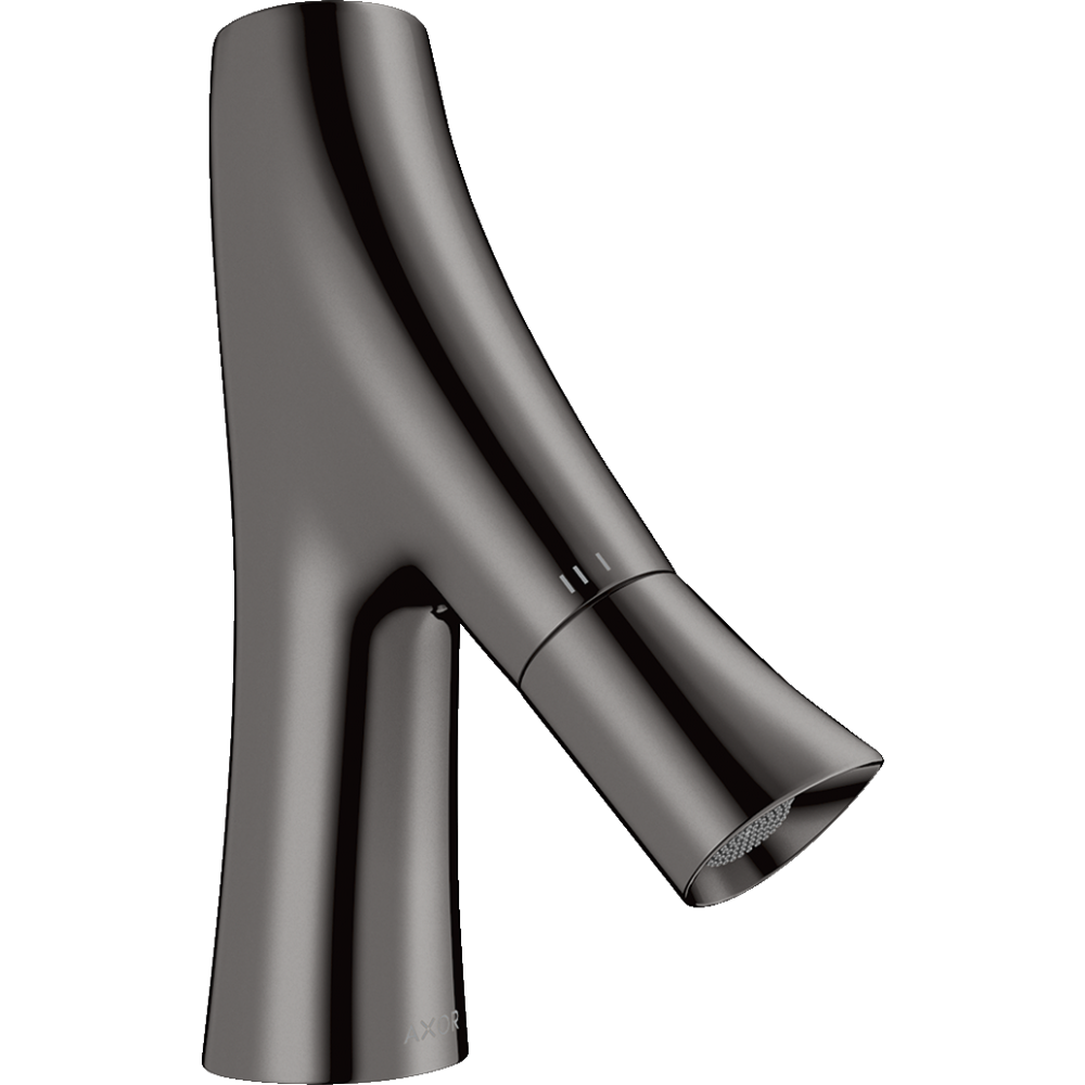 Кран без сливного набора Axor Starck Organic 50, 12110330, полированный черный хром 