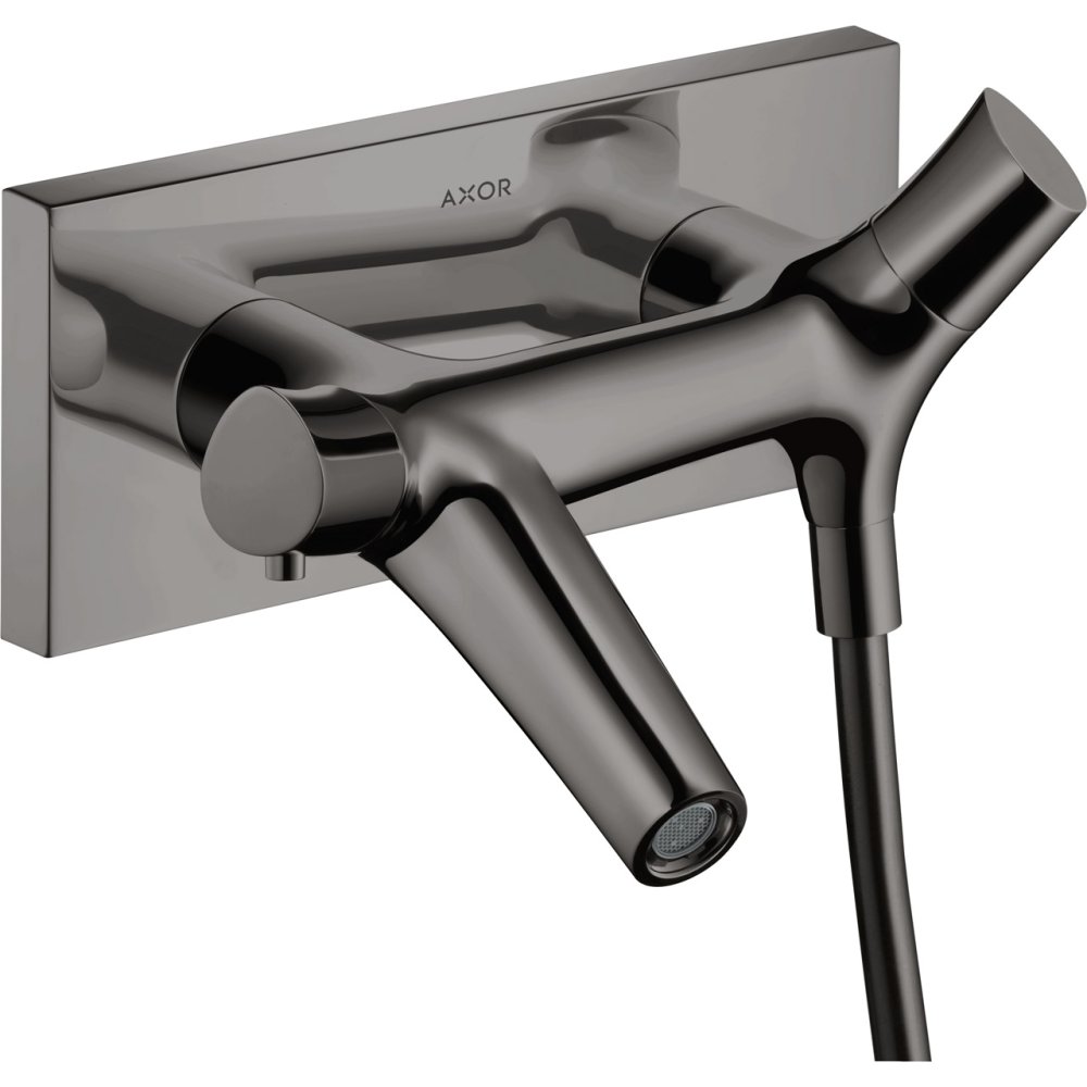 Термостат для ванны Axor Starck Organic, внешнего монтажа, 12410330, полированный черный хром 