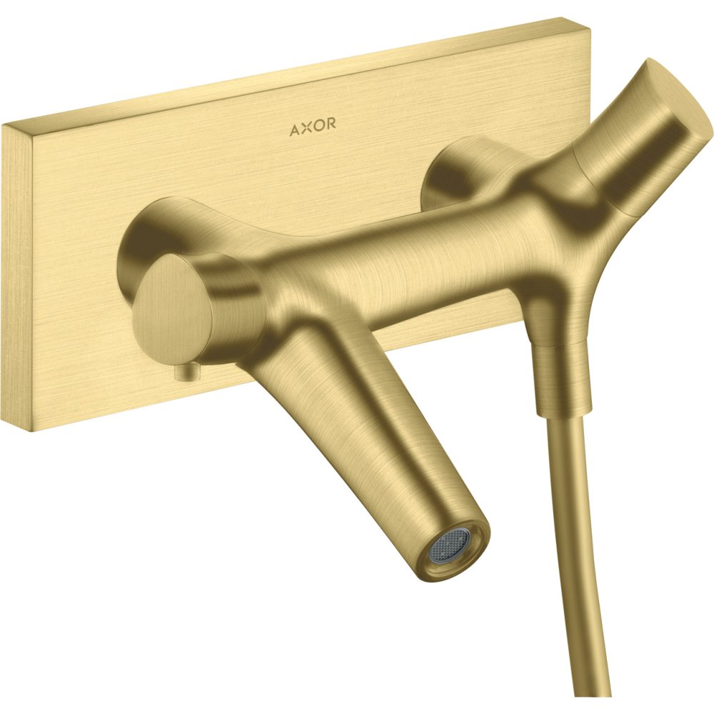 Термостат для ванны Axor Starck Organic, внешнего монтажа, 12410950, шлифованная медь