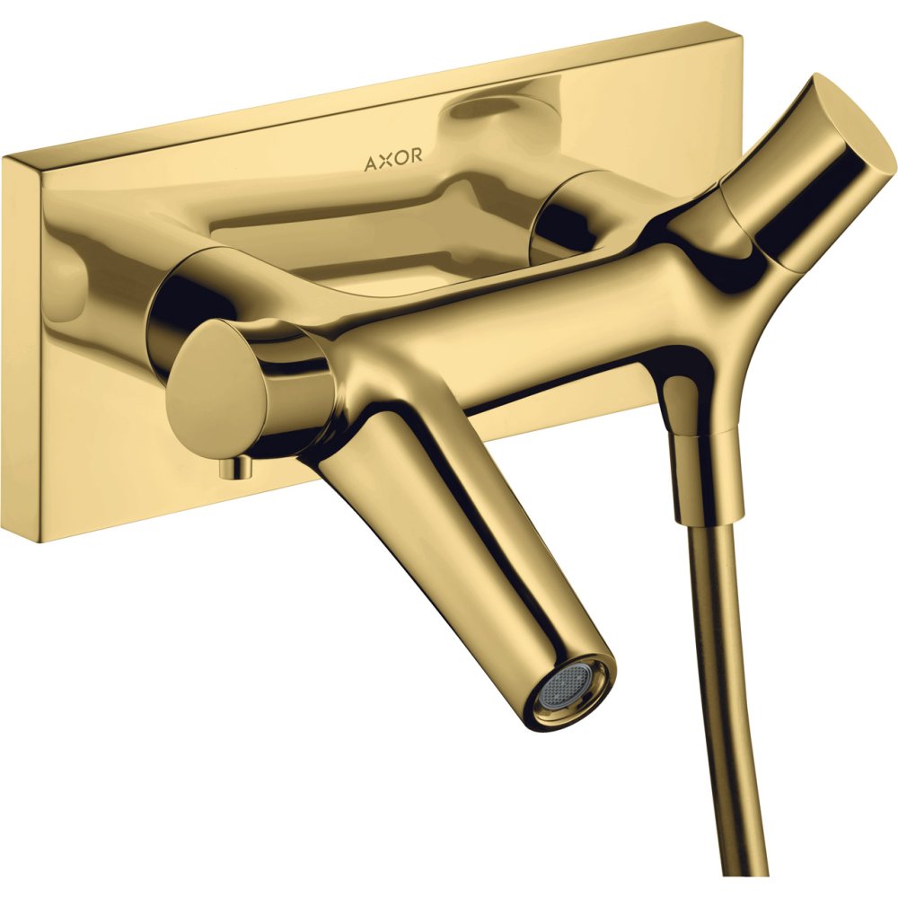 Термостат для ванны Axor Starck Organic, внешнего монтажа, 12410990, полированное золото