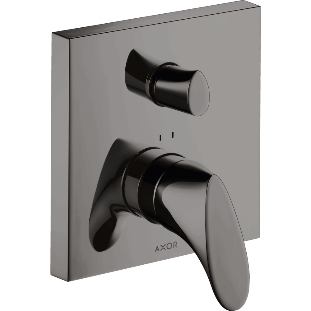 Смеситель для ванны Axor Starck Organic, однорычажный, скрытого монтажа, 12415330, полированный черный хром 