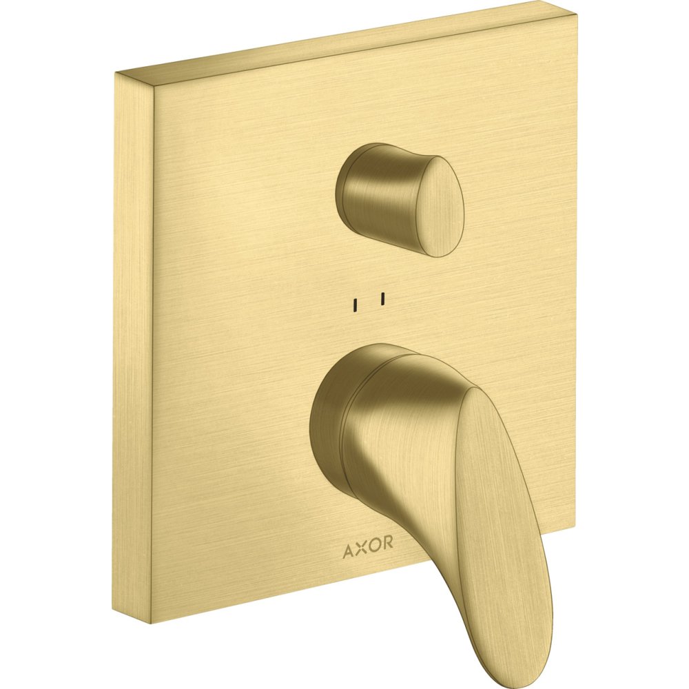 Смеситель для ванны Axor Starck Organic, однорычажный, скрытого монтажа, 12415950, шлифованная медь