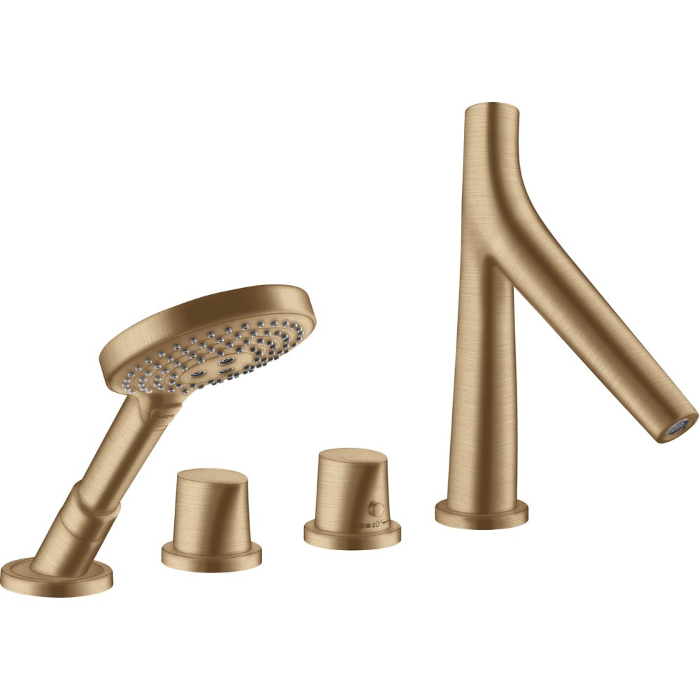 Термостат на край ванны Axor Starck Organic, на 4 отверстия