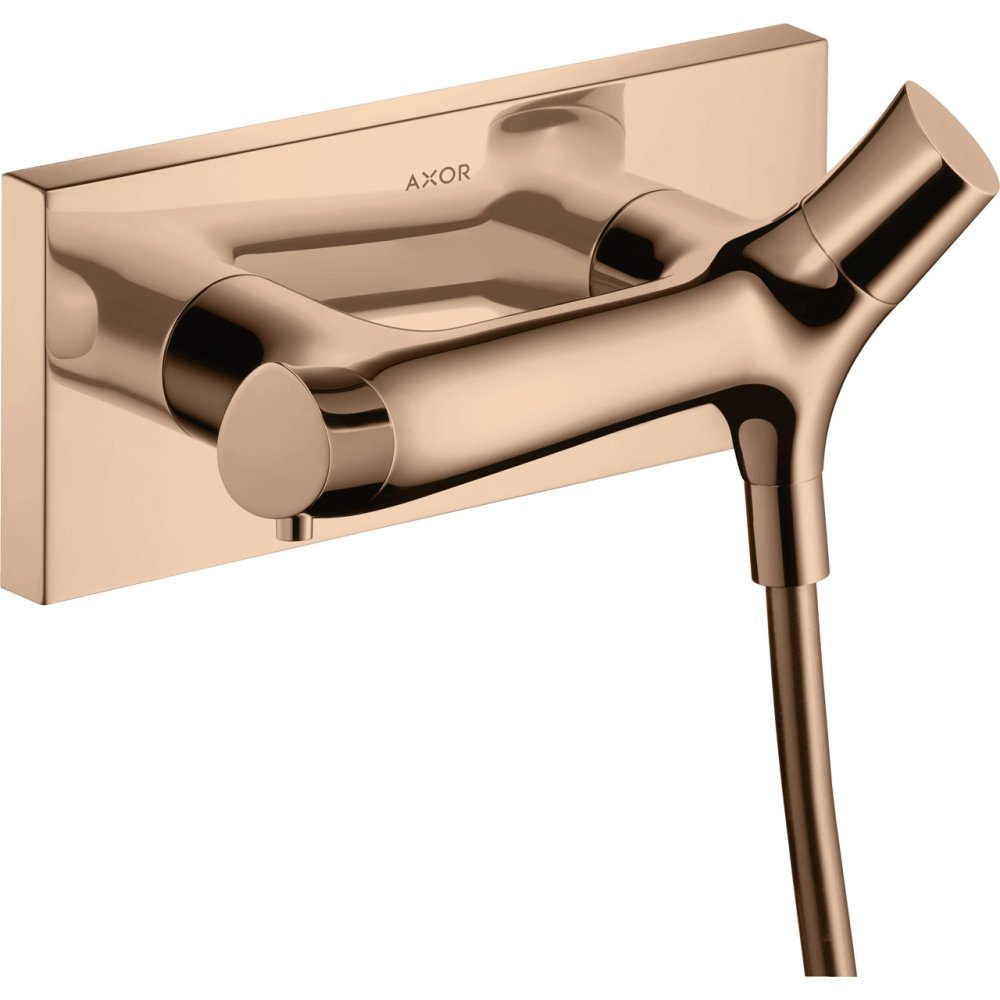 Термостат для душа Axor Starck Organic, внешнего монтажа, 12602300, полированное красное золото 