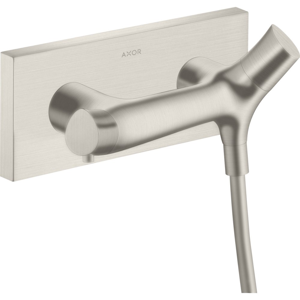 Термостат для душа Axor Starck Organic, внешнего монтажа, 12602800, сталь