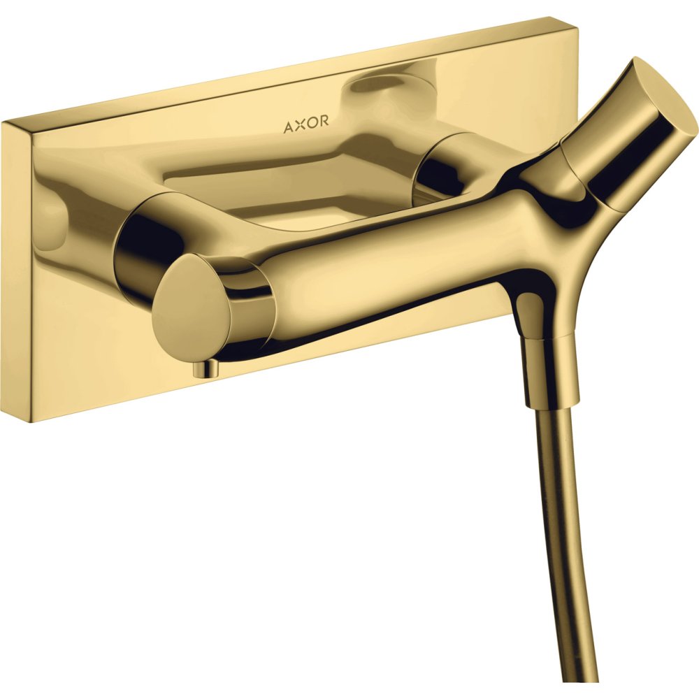 Термостат для душа Axor Starck Organic, внешнего монтажа, 12602990, полированное золото