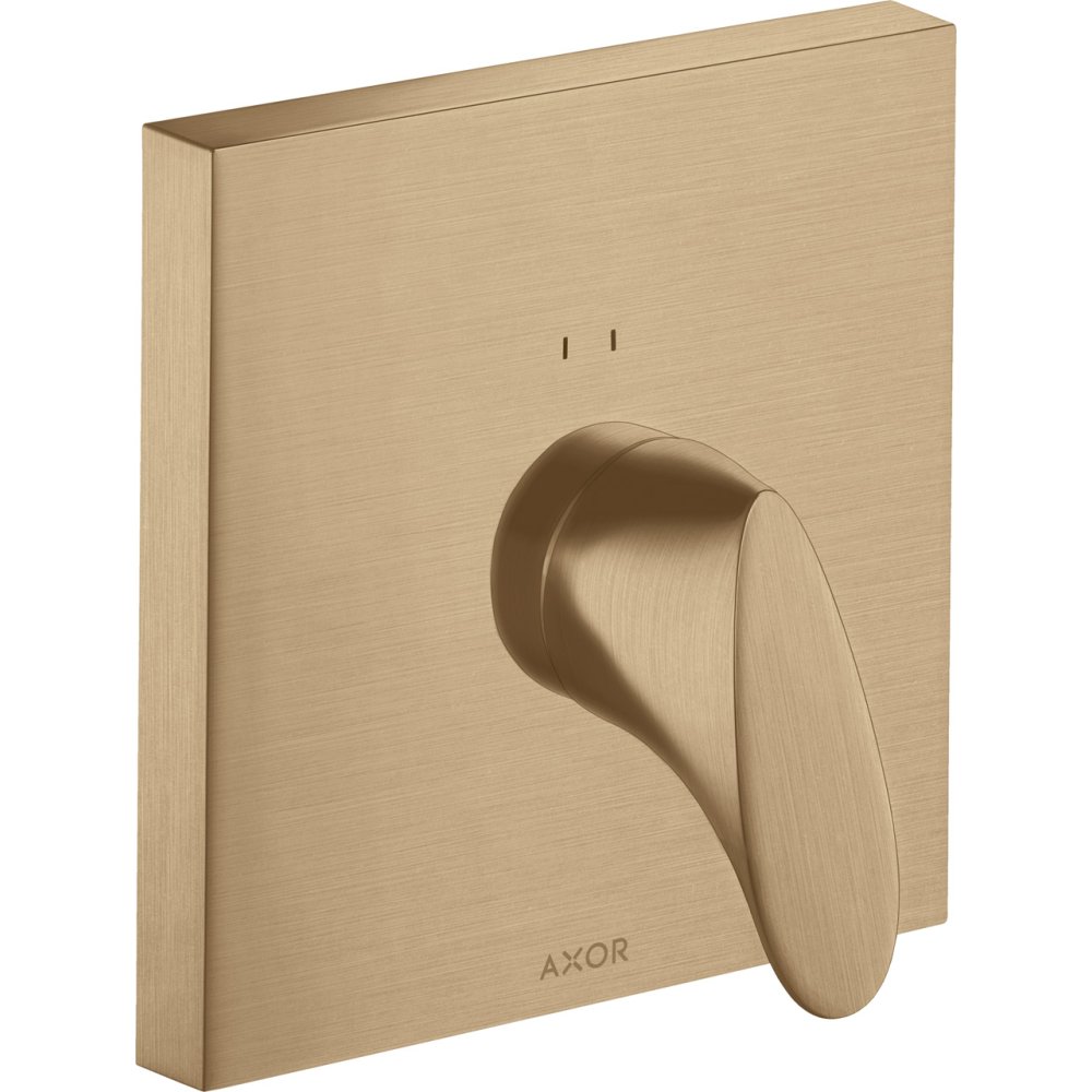 Смеситель для душа Axor Starck Organic, однорычажный, скрытого монтажа, 12605140, шлифованная бронза