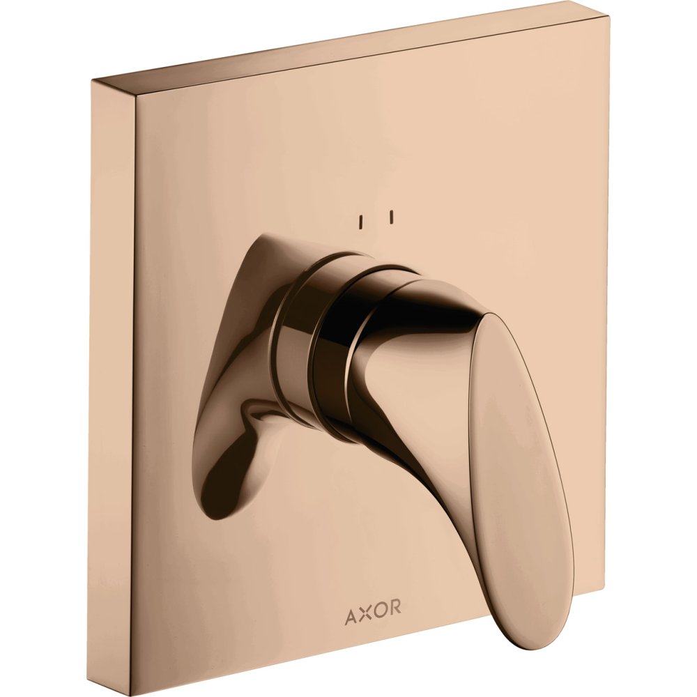 Смеситель для душа Axor Starck Organic, однорычажный, скрытого монтажа, 12605300, полированное красное золото 