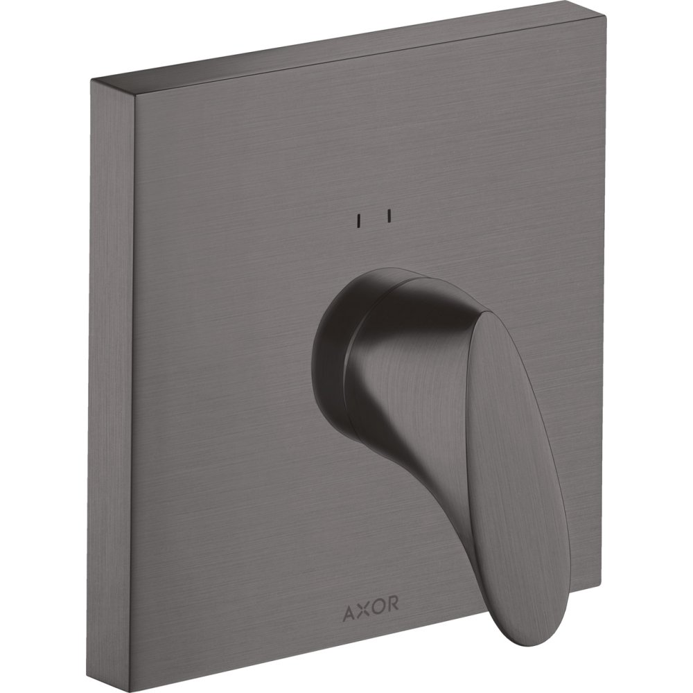 Смеситель для душа Axor Starck Organic, однорычажный, скрытого монтажа, 12605340, шлифованный черный хром 