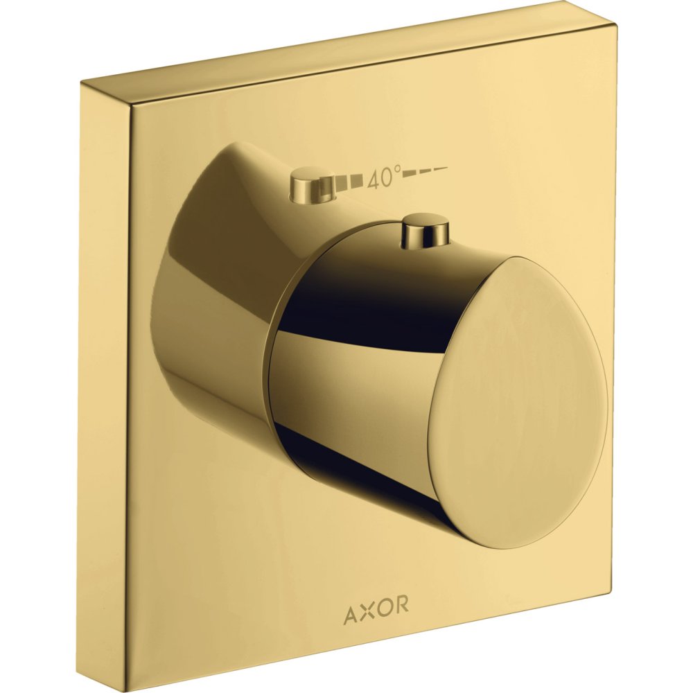 Термостат HighFlow Axor Starck Organic, 120/120, скрытого монтажа, 12712990, полированное золото
