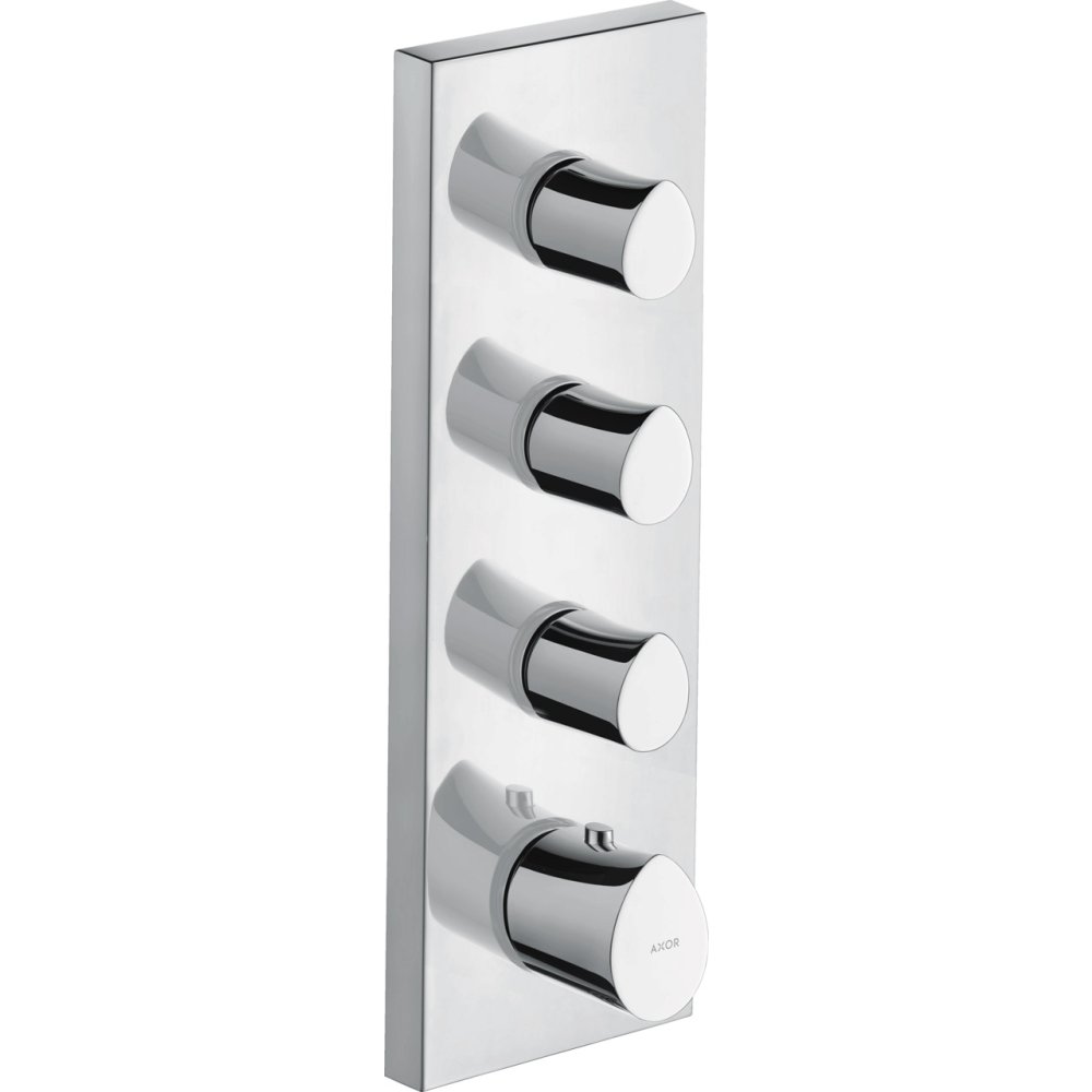 Модуль термостата Axor Starck Organic, 360/120, скрытого монтажа, 12717830, полированный никель