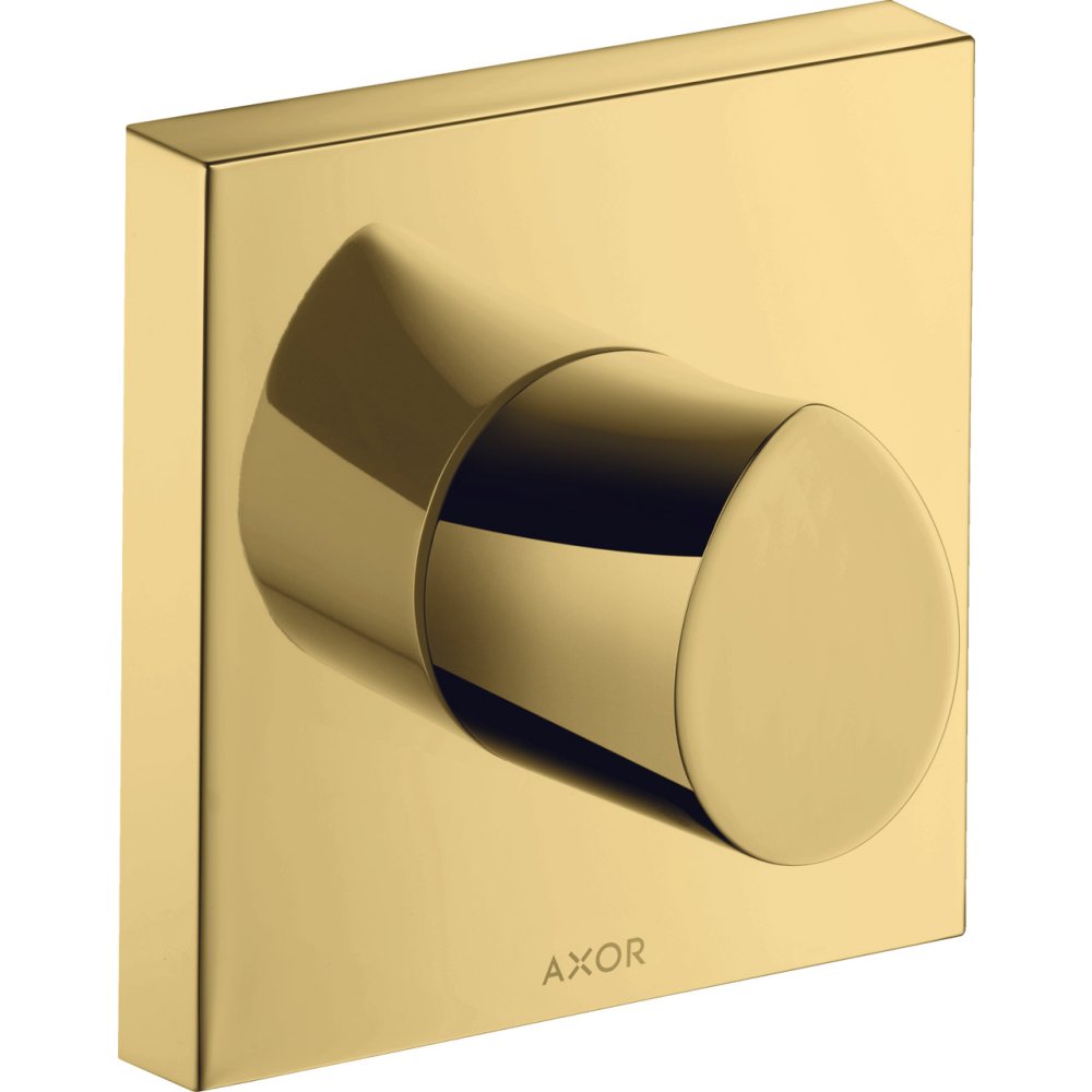 Запорный вентиль Axor Starck Organic, 120/120, скрытого монтажа, 12771990, полированное золото
