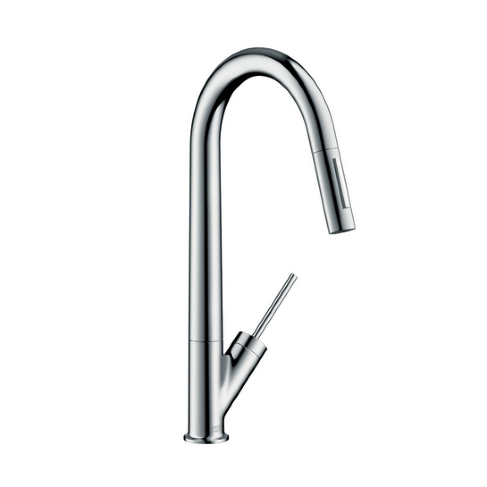 Кухонный смеситель AXOR Starck 270 мм с вытяжным душем Eco  12800000