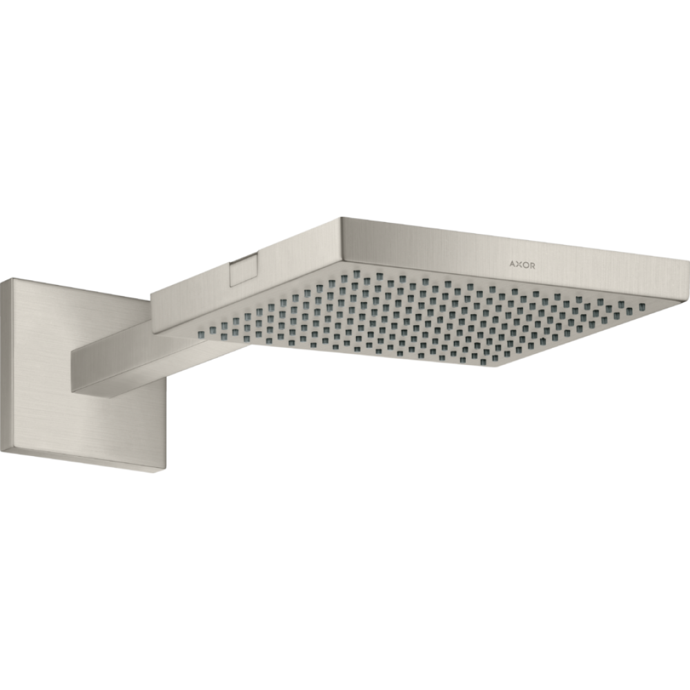 Верхний душ AXOR ShowerSolutions 240 x 240 для скрытого монтажа держатель 1/2  под сталь  10925800