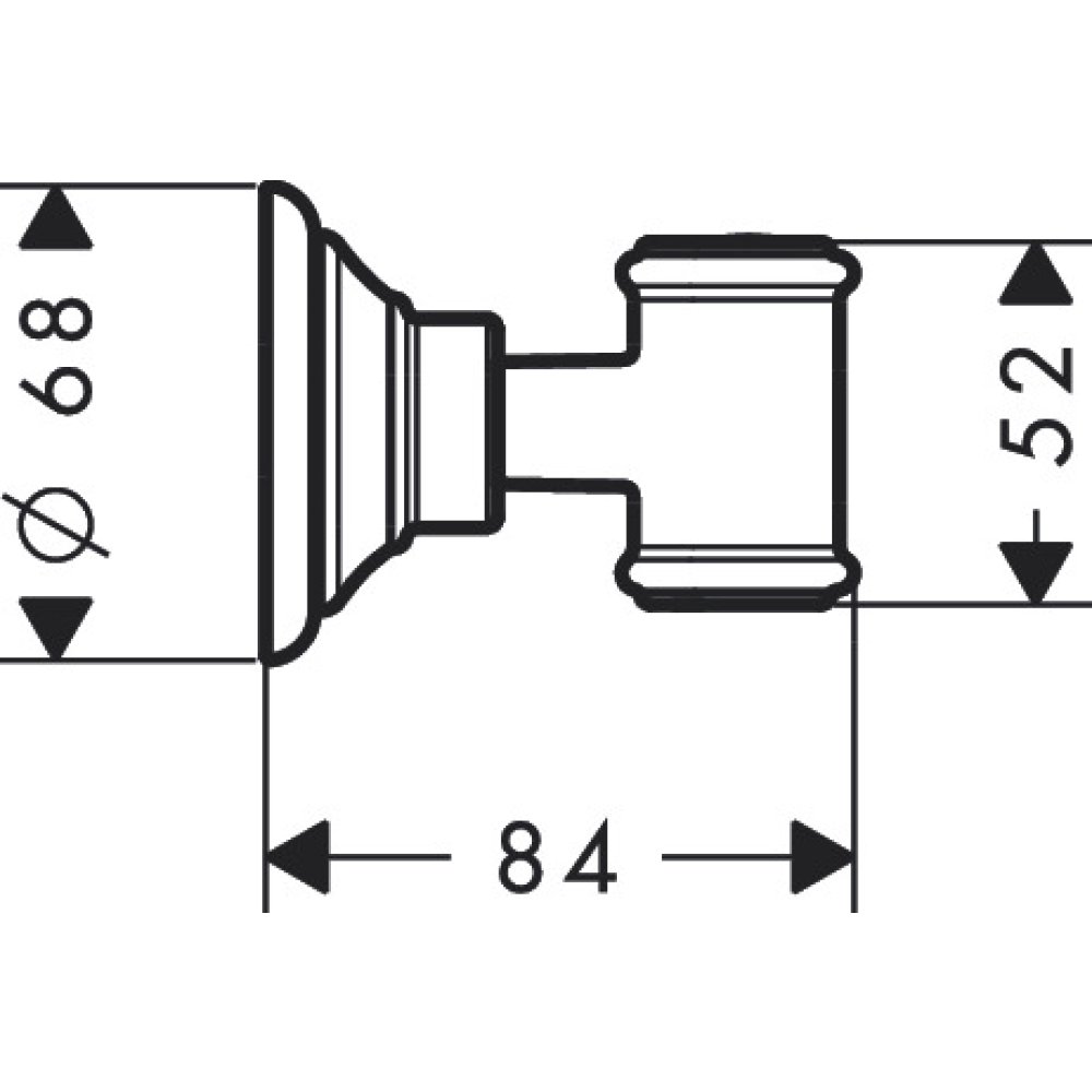 Держатель душа Axor Montreux, 16325250, шлифованное золото