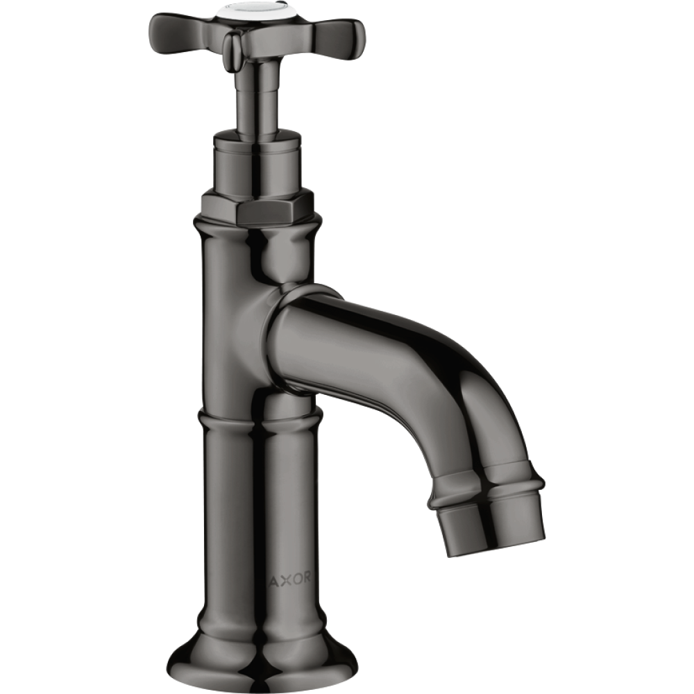 Кран Axor Montreux 50, без сливного набора, 16530330, полированный черный хром 