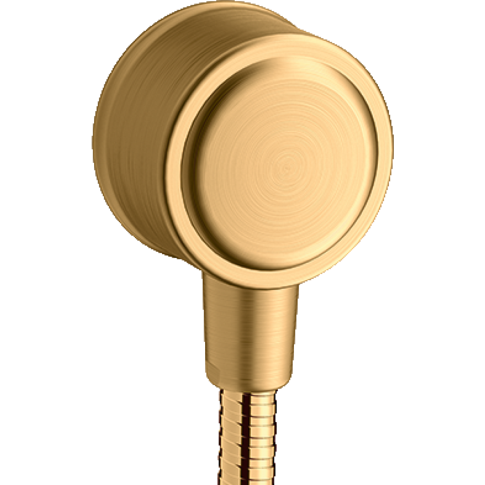 Шланговое подсоединение Fixfit Axor Montreux, с клапаном обратного тока, 16884950, шлифованная медь