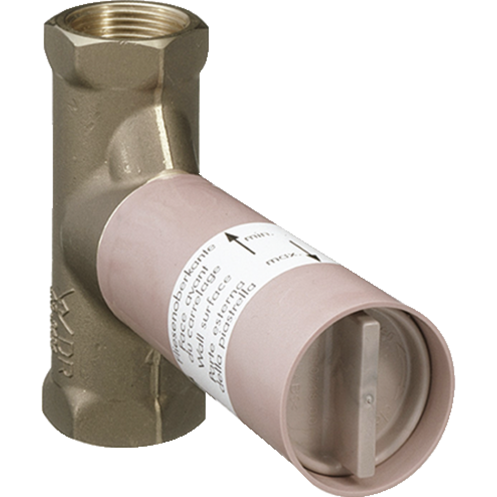 Скрытая часть запорного вентиля Axor, шпиндельного, 16973180, шлифованная бронза