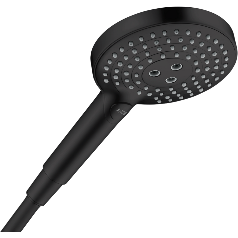 Ручной душ ShowerSolutions 120 3jet, EcoSmart, 26051670, матовый черный