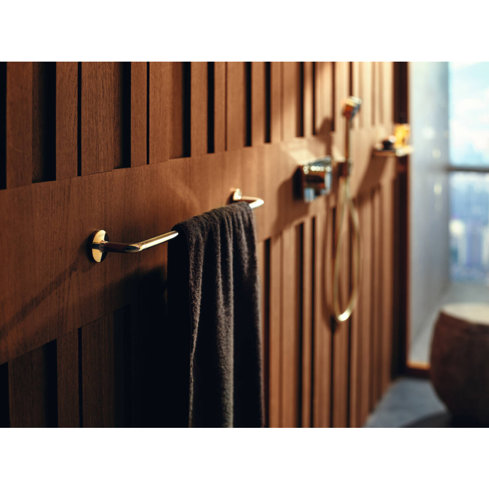 Ручной душ Axor One, 75 1jet, EcoSmart, 48651990, полированное золото