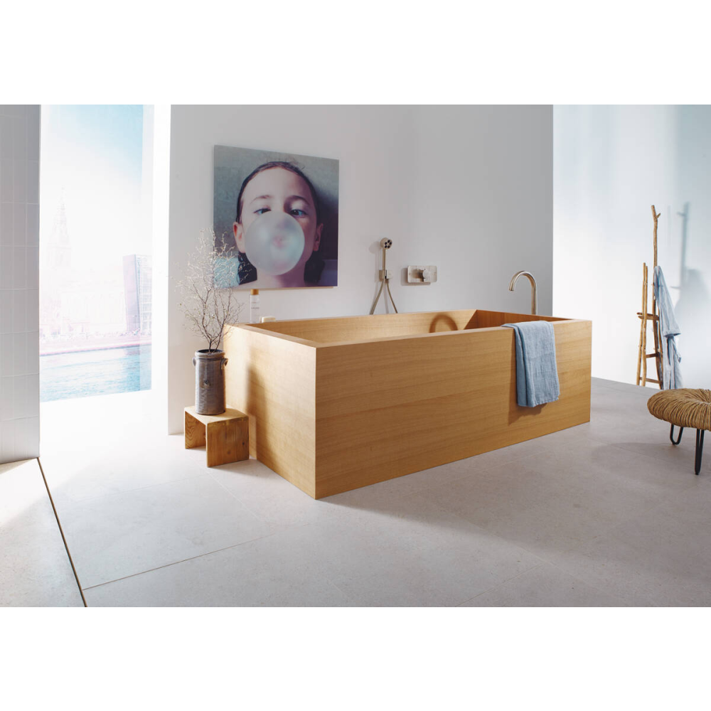 Ручной душ Axor One, 75 1jet, EcoSmart, 48651820, шлифованный никель