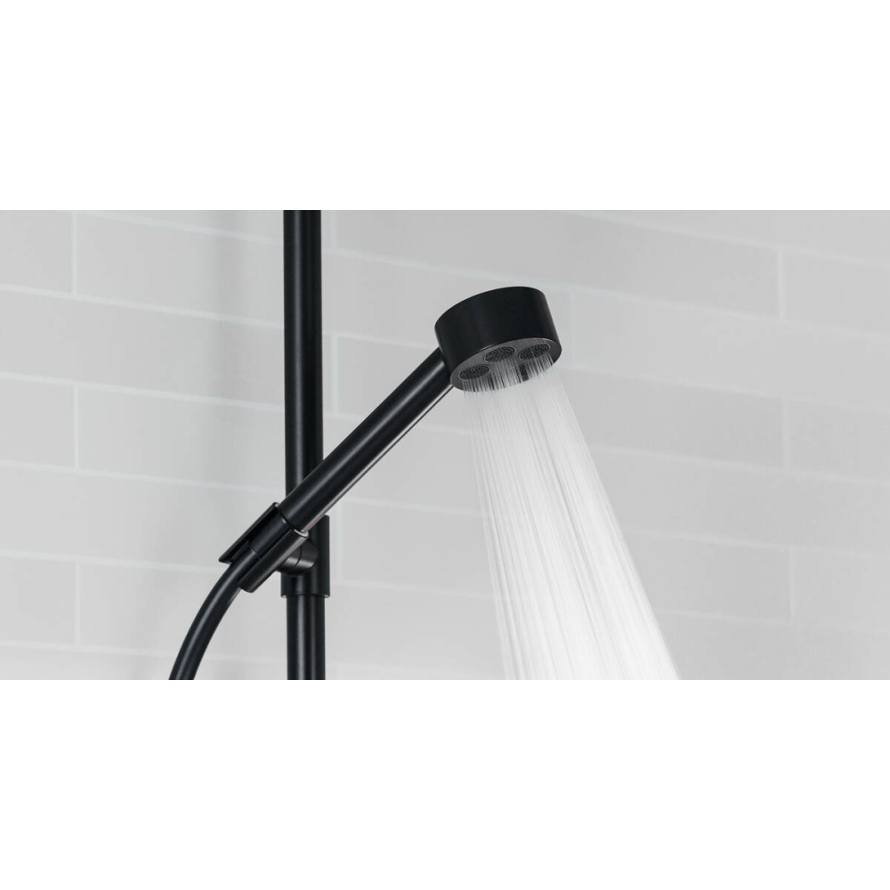 Ручной душ Axor One, 75 1jet, EcoSmart, 48651670, матовый черный