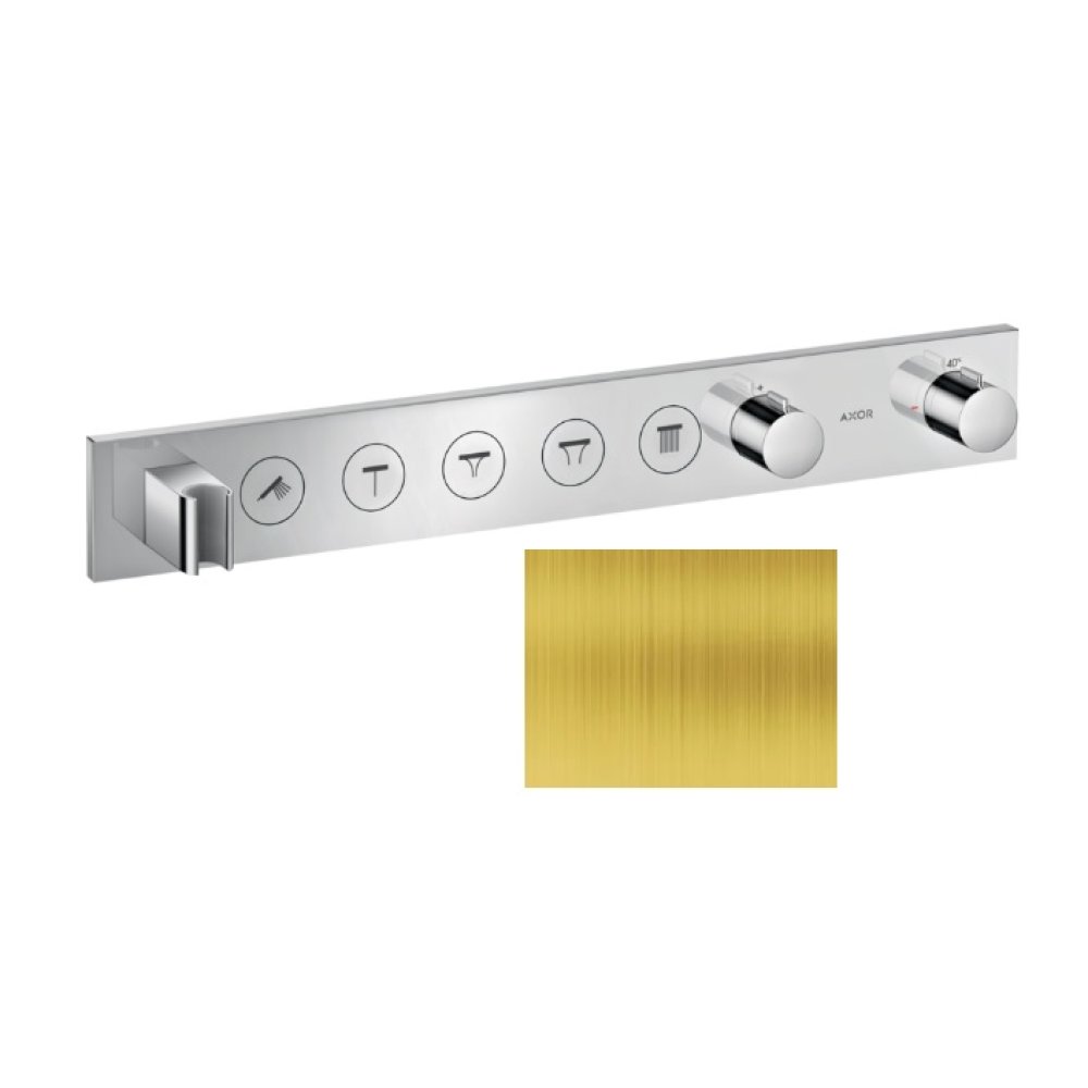 Модуль термостата Select 670/90, Axor ShowerSolutions, для 5 потребителей, 18358930, полированная медь