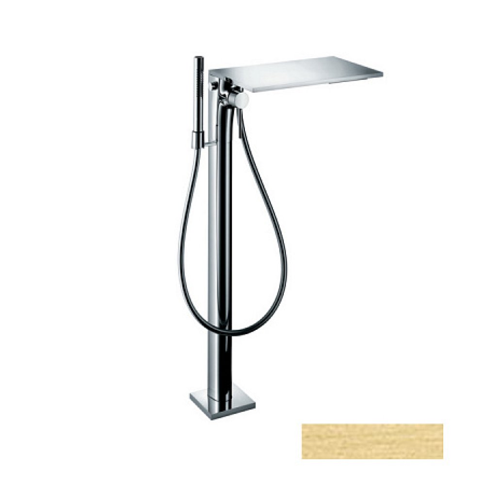 Смеситель для ванны Axor Massaud, однорычажный, напольный, 18450950, шлифованная медь