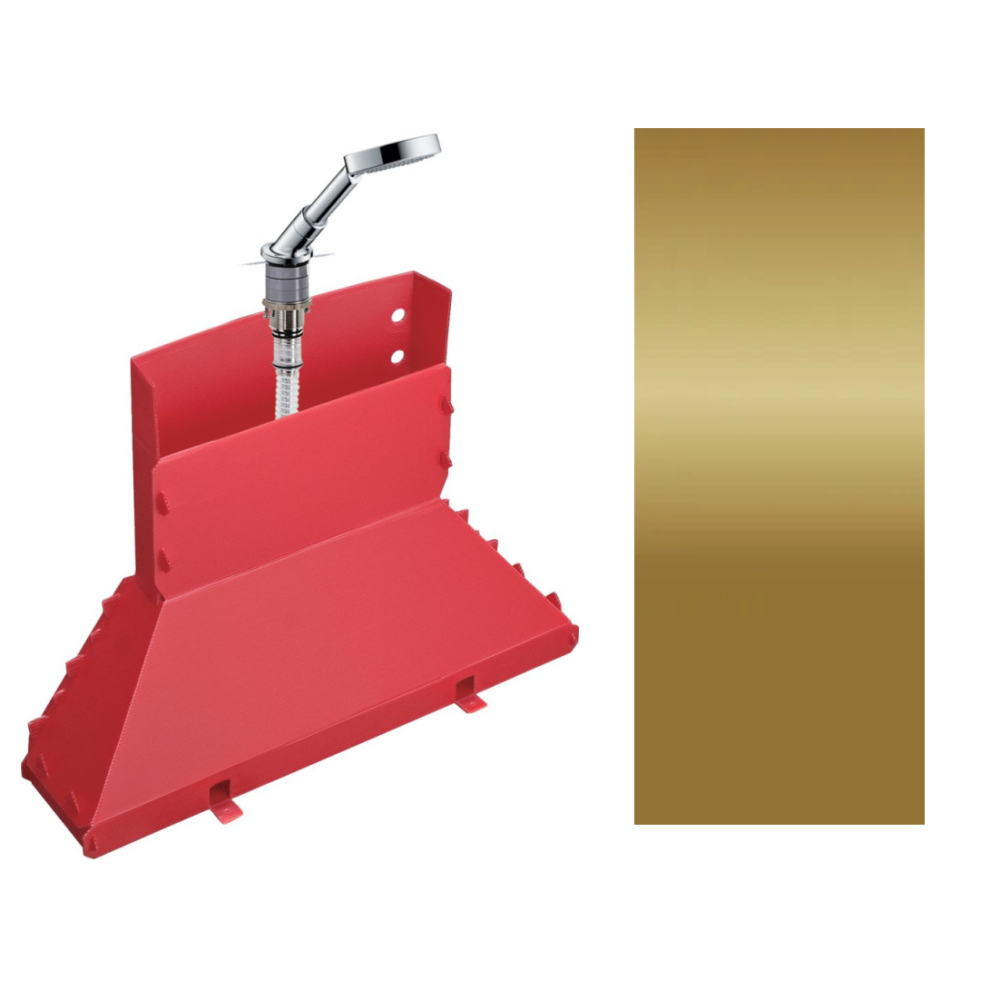 Набор на край ванны Axor Secuflex, с ручным душем