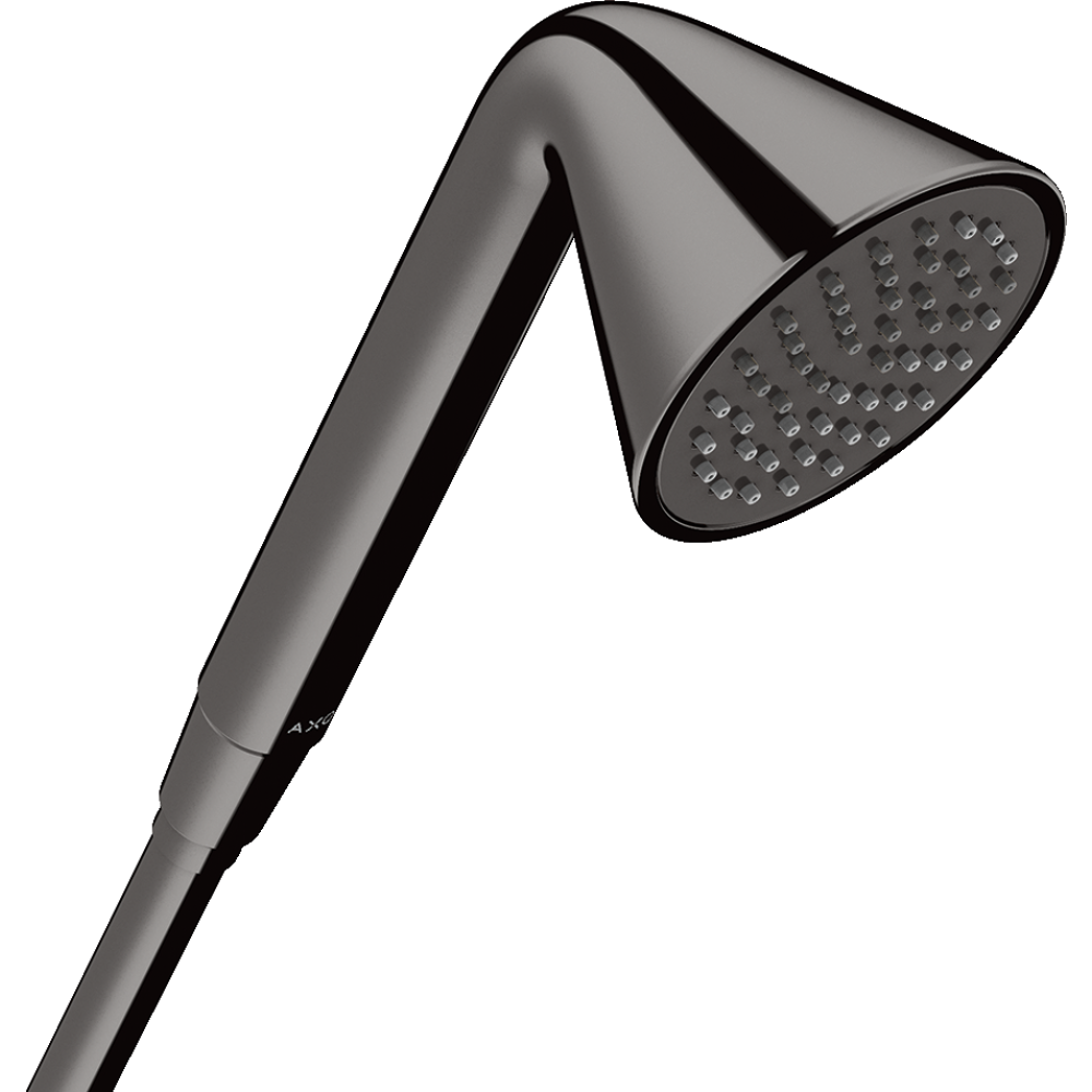 Ручной душ Axor Showers Front, 85, 1 jet, 26025330, полированный черный хром 