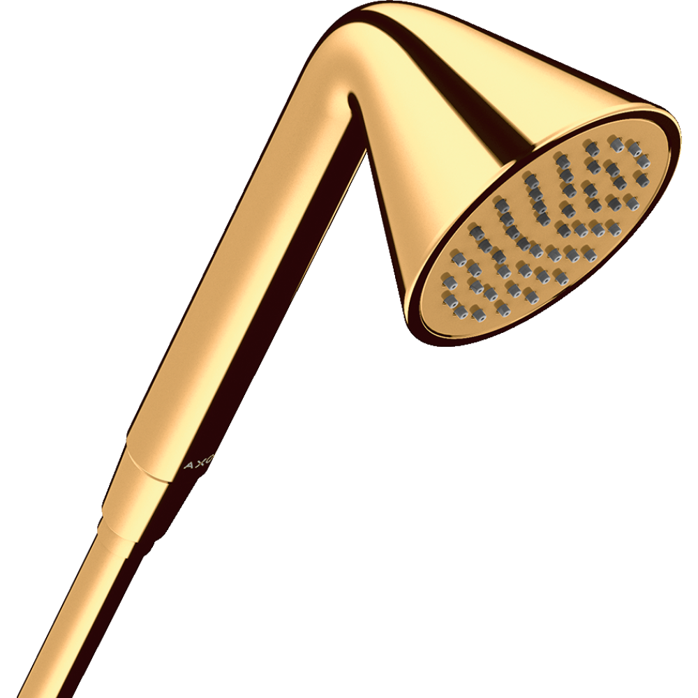 Ручной душ Axor Showers Front, 85, 1 jet, 26025990, полированное золото