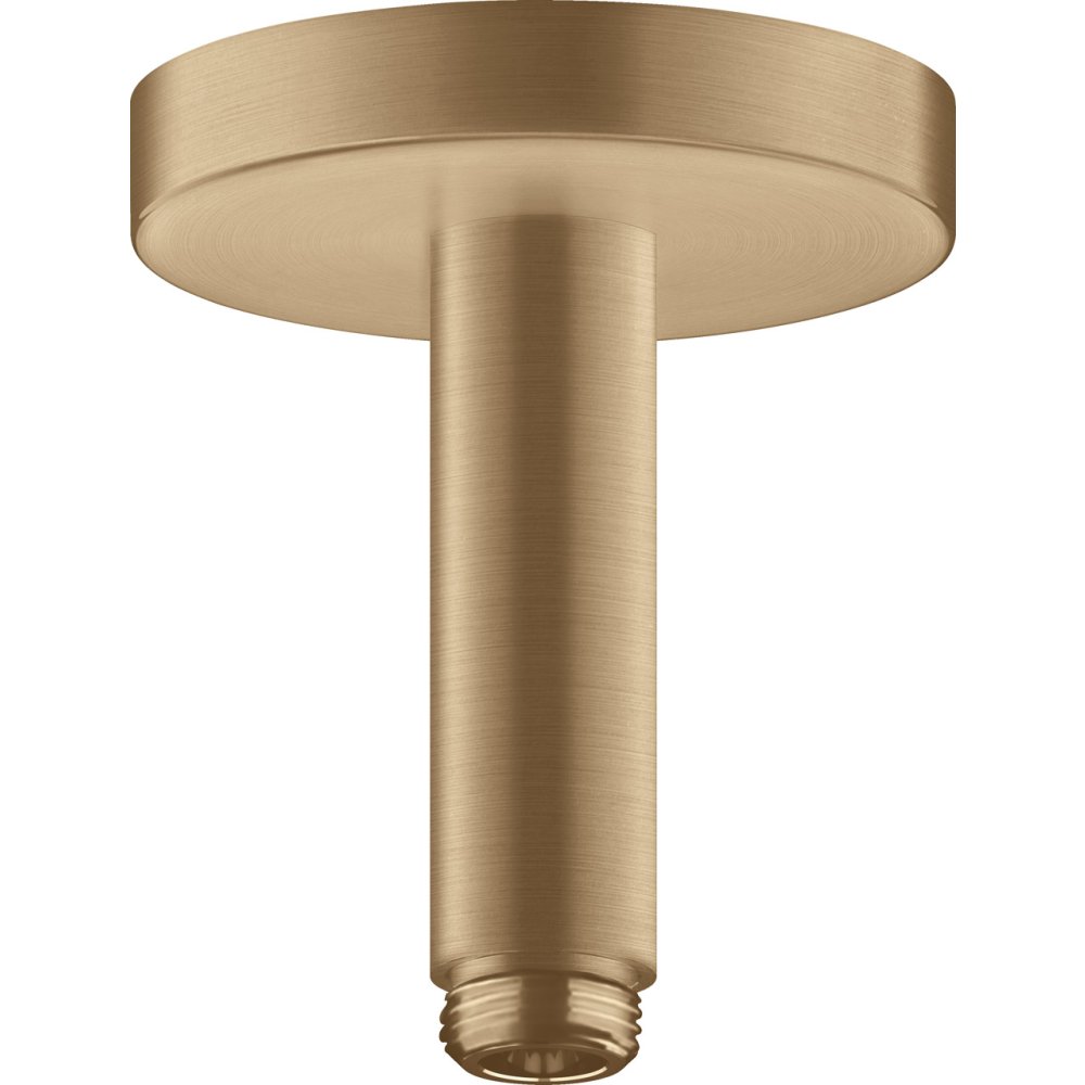 Потолочное подсоединение Axor ShowerSolutions, 100 мм, 26432140, шлифованная бронза