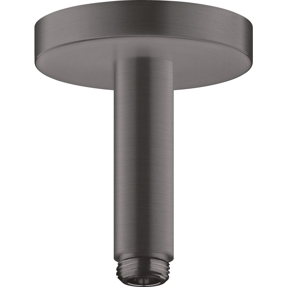 Потолочное подсоединение Axor ShowerSolutions, 100 мм, 26432340, шлифованный черный хром 