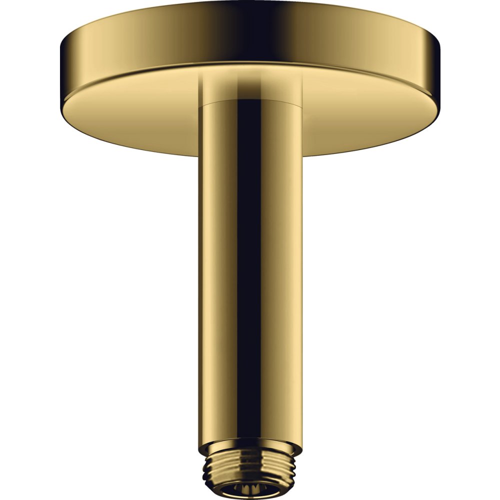Потолочное подсоединение Axor ShowerSolutions, 100 мм, 26432990, полированное золото