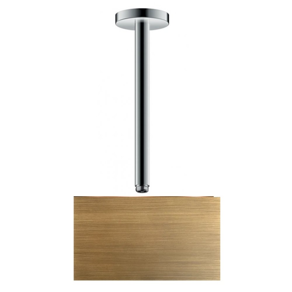 Потолочное подсоединение Axor ShowerSolutions, 300 мм, 26433140, шлифованная бронза