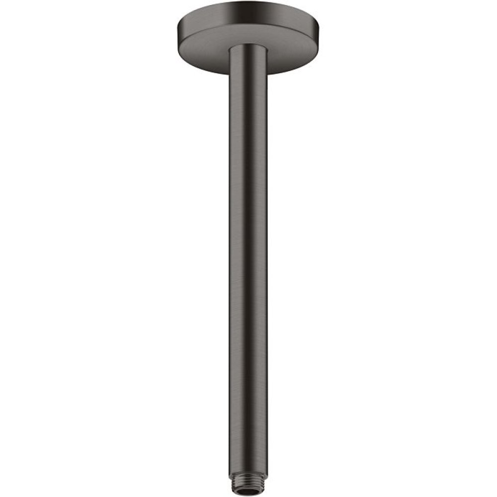 Потолочное подсоединение Axor ShowerSolutions, 300 мм, 26433340, шлифованный черный хром 