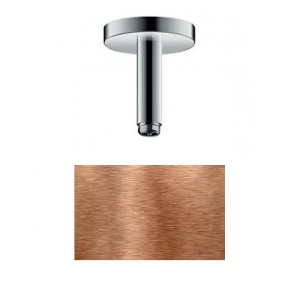 Потолочное подсоединение Axor ShowerSolutions, 300 мм, 26433950, шлифованная медь