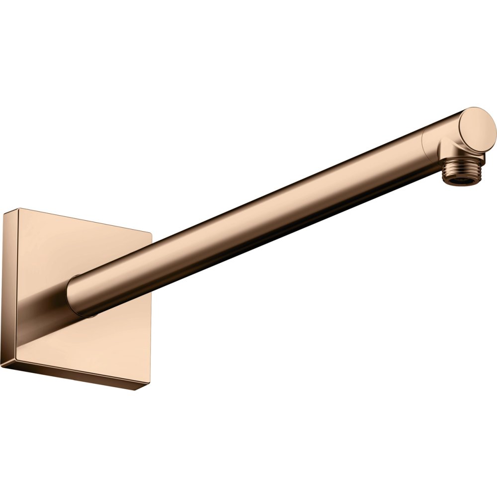 Держатель верхнего душа Axor ShowerSolutions, квадрат, 390 мм, 26436300, полированное красное золото 