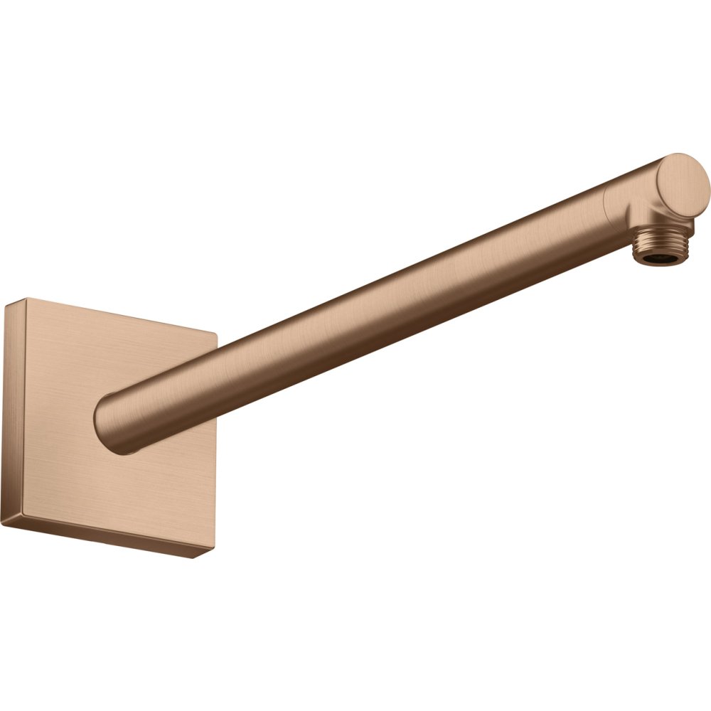 Держатель верхнего душа Axor ShowerSolutions, квадрат, 390 мм, 26436310, шлифованное красное золото