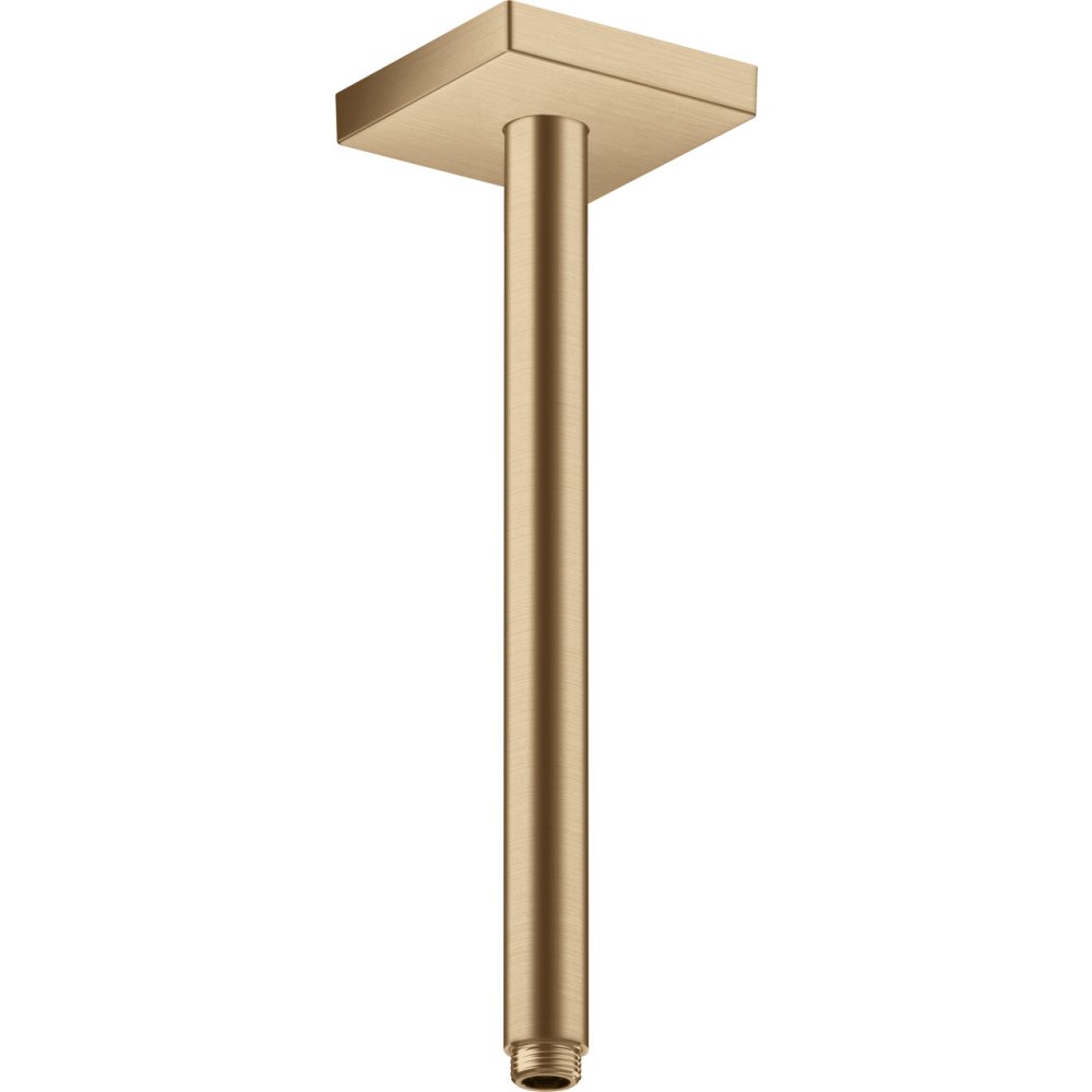 Потолочное подсоединение для душа Axor ShowerSolutions, 300 мм, квадрат, 26438140, шлифованная бронза