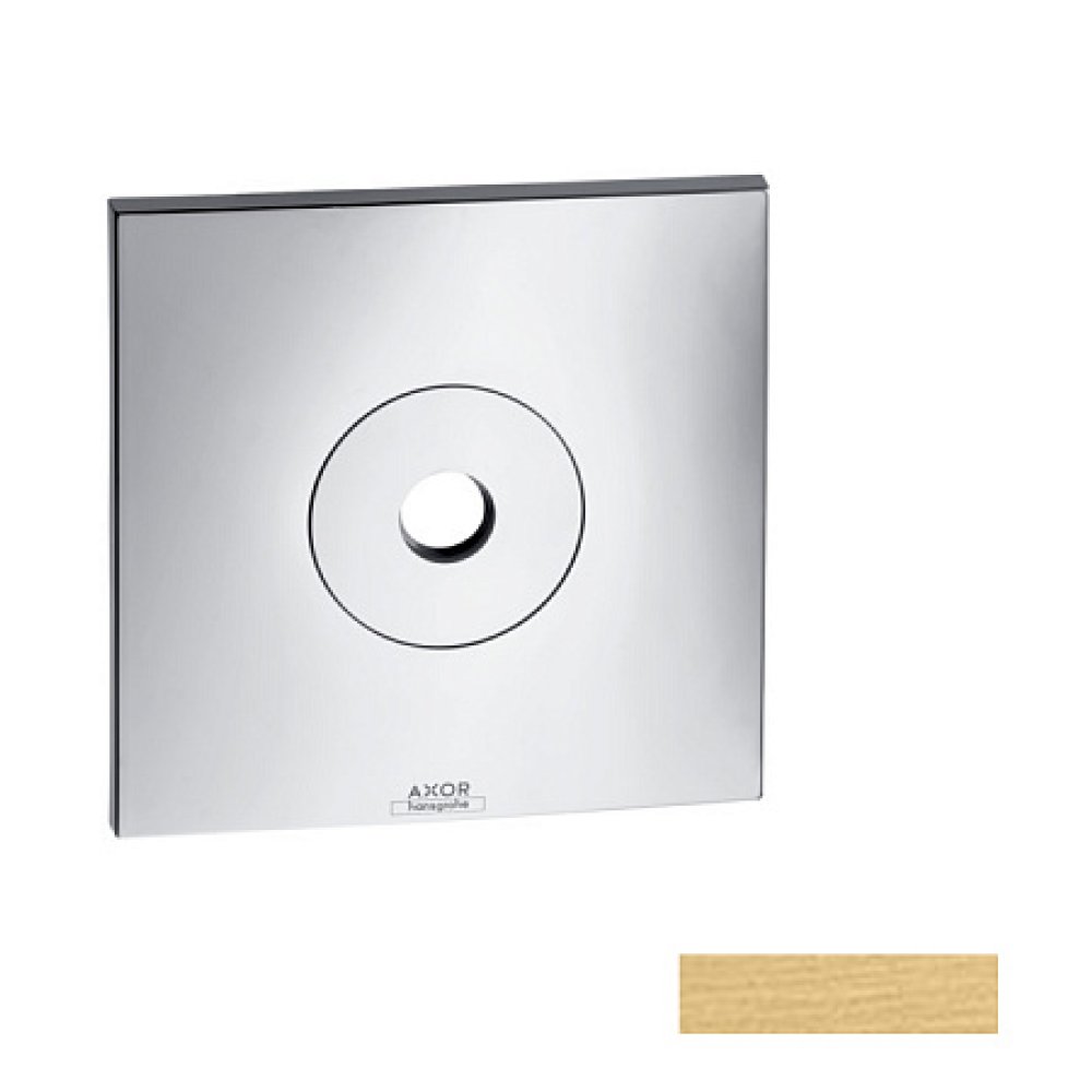 Настенная/потолочная панель Axor Citterio, квадратная, 170 мм, 27419250, шлифованное золото