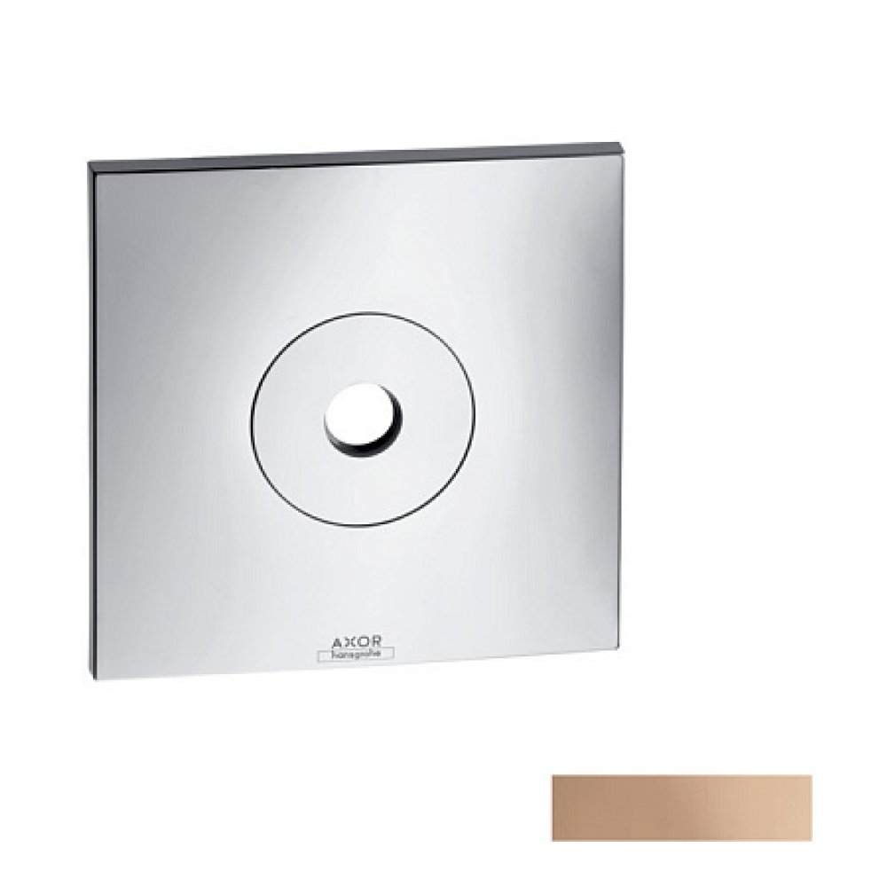 Настенная/потолочная панель Axor Citterio, квадратная, 170 мм, 27419300, полированное красное золото 